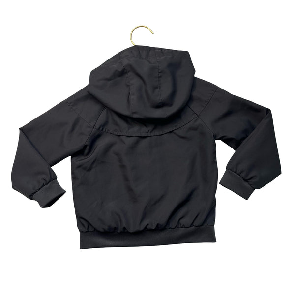 Nike Black Hooded Windbreaker Jacket - Size 3T