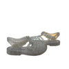 Cat & Jack Clear & Silver Sparkle Closed-Toe Jelly Sandals - Size 5