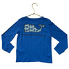 Vineyard Vines Blue Lacrosse Whale Shirt - Size 3T