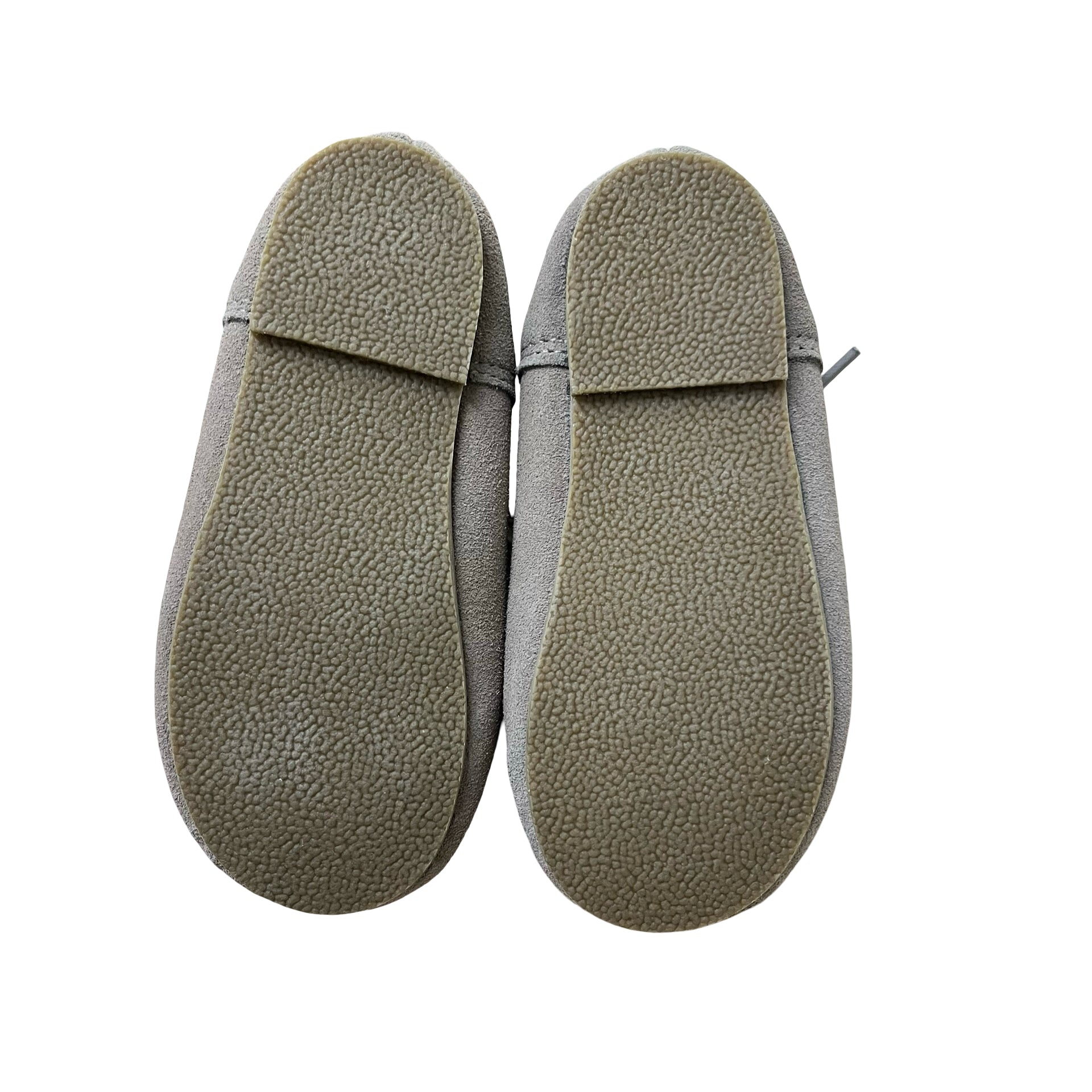 Tiny Poise Tots Khaki Suede Lace Up Shoes - Size 7