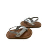 Polo Ralph Lauren Silver Flip Flop Sandals - Size 6