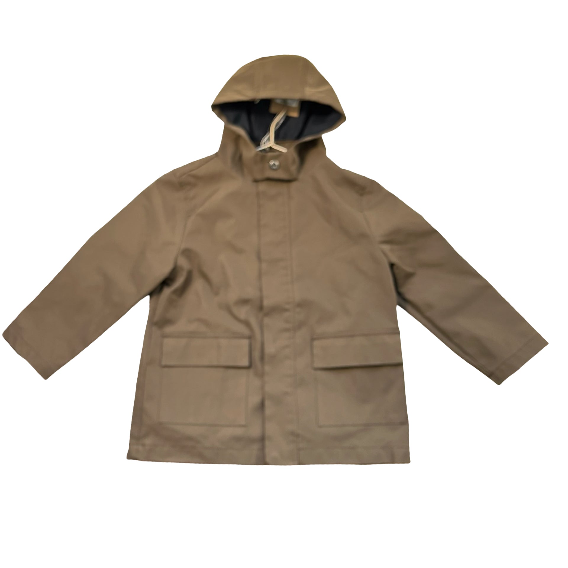 Jacadi Brown Hooded Windbreaker Jacket - Size 6A