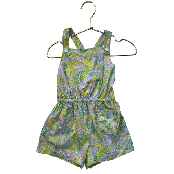 Jacadi Pastel Floral Romper - Size 3A