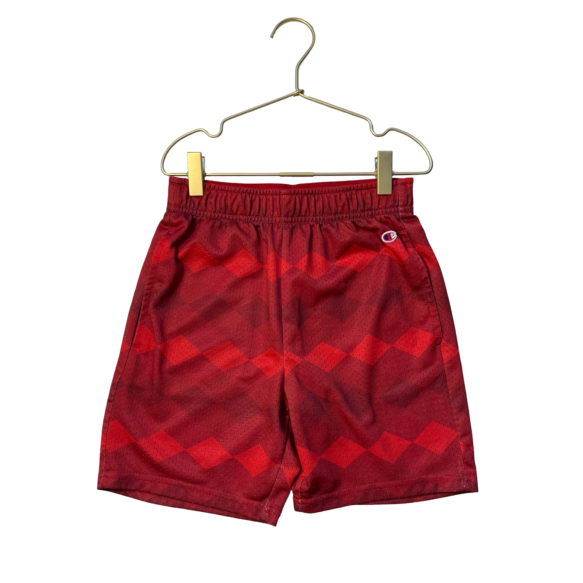 Champion Red Pattern Mesh Athletic Shorts - Size S 8