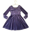 Tea Collection Plum Velvet Dress - Size 6