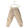 Zara Ivory Ribbed Velour Joggers - Size 2-3