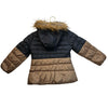 Jessica Simpson Brown & Black Hooded Puffer Winter Jacket - Size S 4