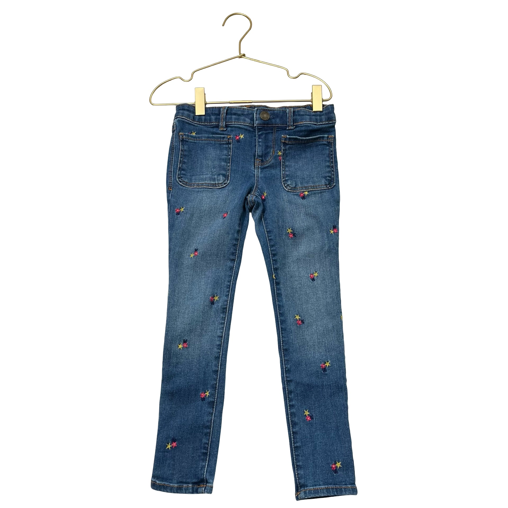 Gap Denim Embroidered Flower 'Stretch Super Skinny' Jeans - Size 5