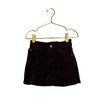 DL 1961 Burgundy Velvet 'Jenny' Skirt - Size 3