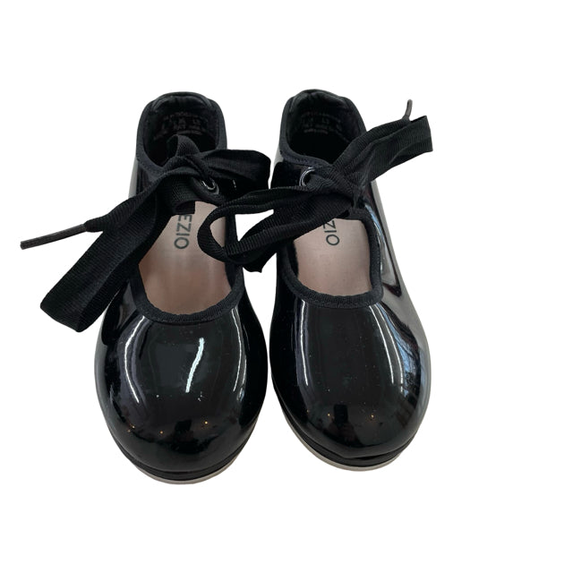 Capezio Black Patent Tap Shoes - Size 8.5