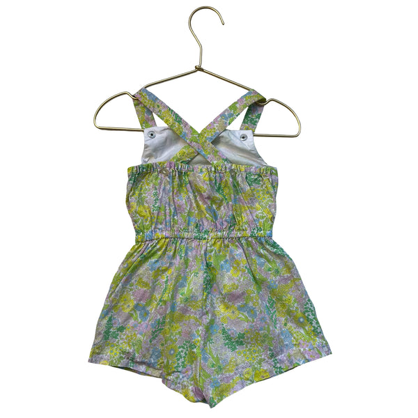 Jacadi Pastel Floral Romper - Size 3A