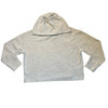 Old Navy Light Gray Ribbed Hooded Shirt - Size L 10-12