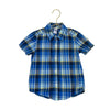 Carter's Blue, Navy, Yellow Plaid Button Down - Size 3T
