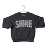 Old Navy Gray & Silver Metallic 'Shine' Sweatshirt - Size 5T