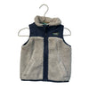 L.L.Bean Ivory Sherpa & Navy Vest - Size 12-18 Mo