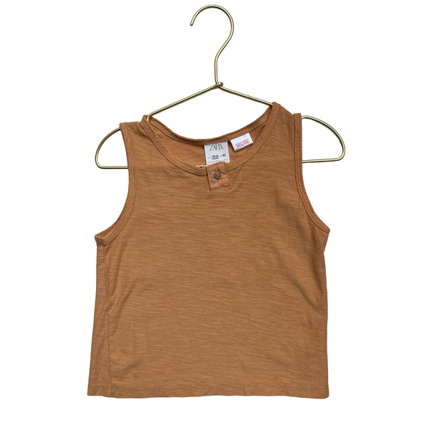 Zara Dusty Marigold Tank Top - Size 18-24 Mo