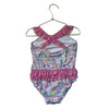 Flap Happy Mermaid & Underwater Print Swim Suit - Size 6X