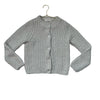 H&M Silver Sparkle Cardigan Sweater - Size 6-8