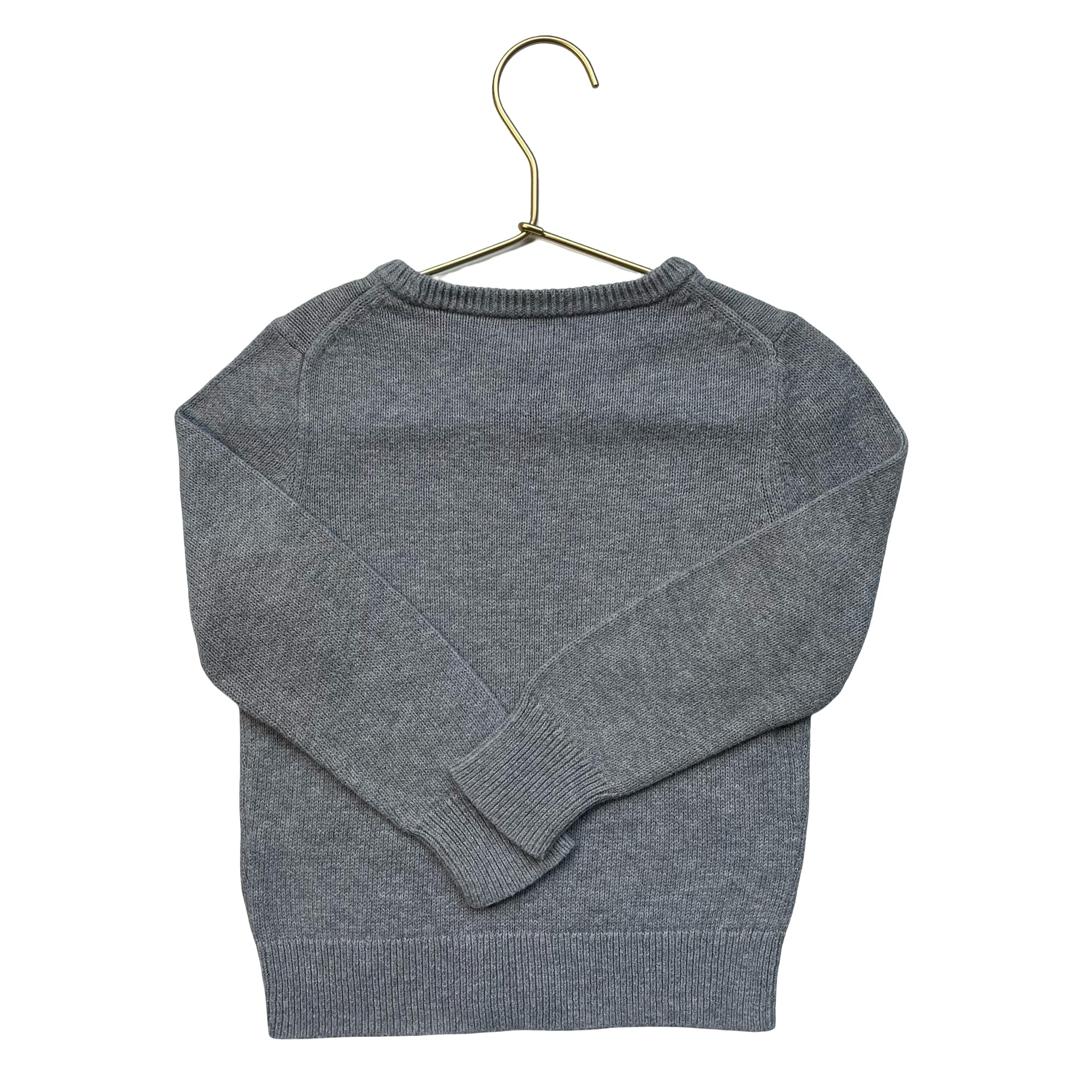 Crewcuts Gray Elbow Patch Sweater - Size 3