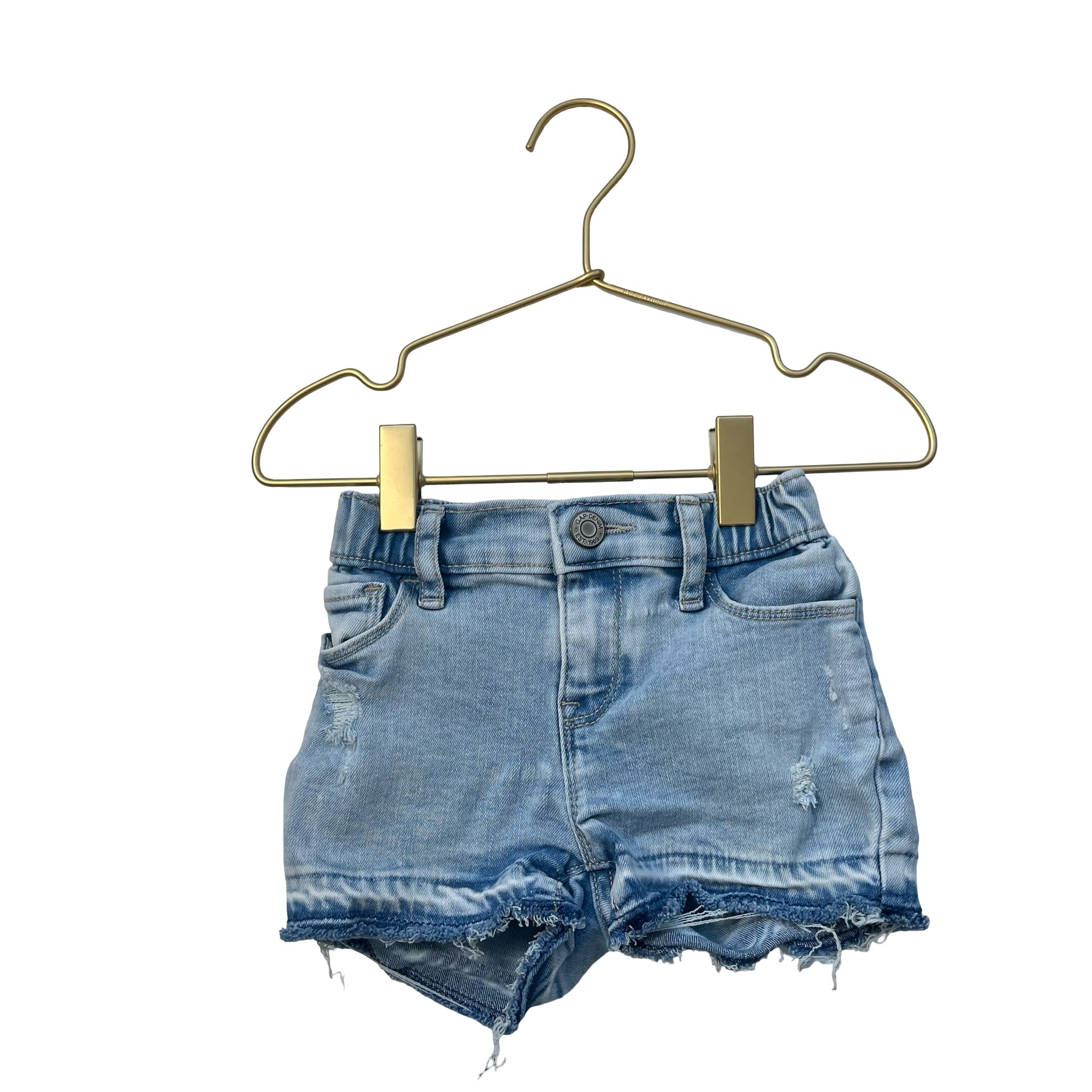 Gap Denim Distressed 'Shortie' Jean Shorts - Size 3