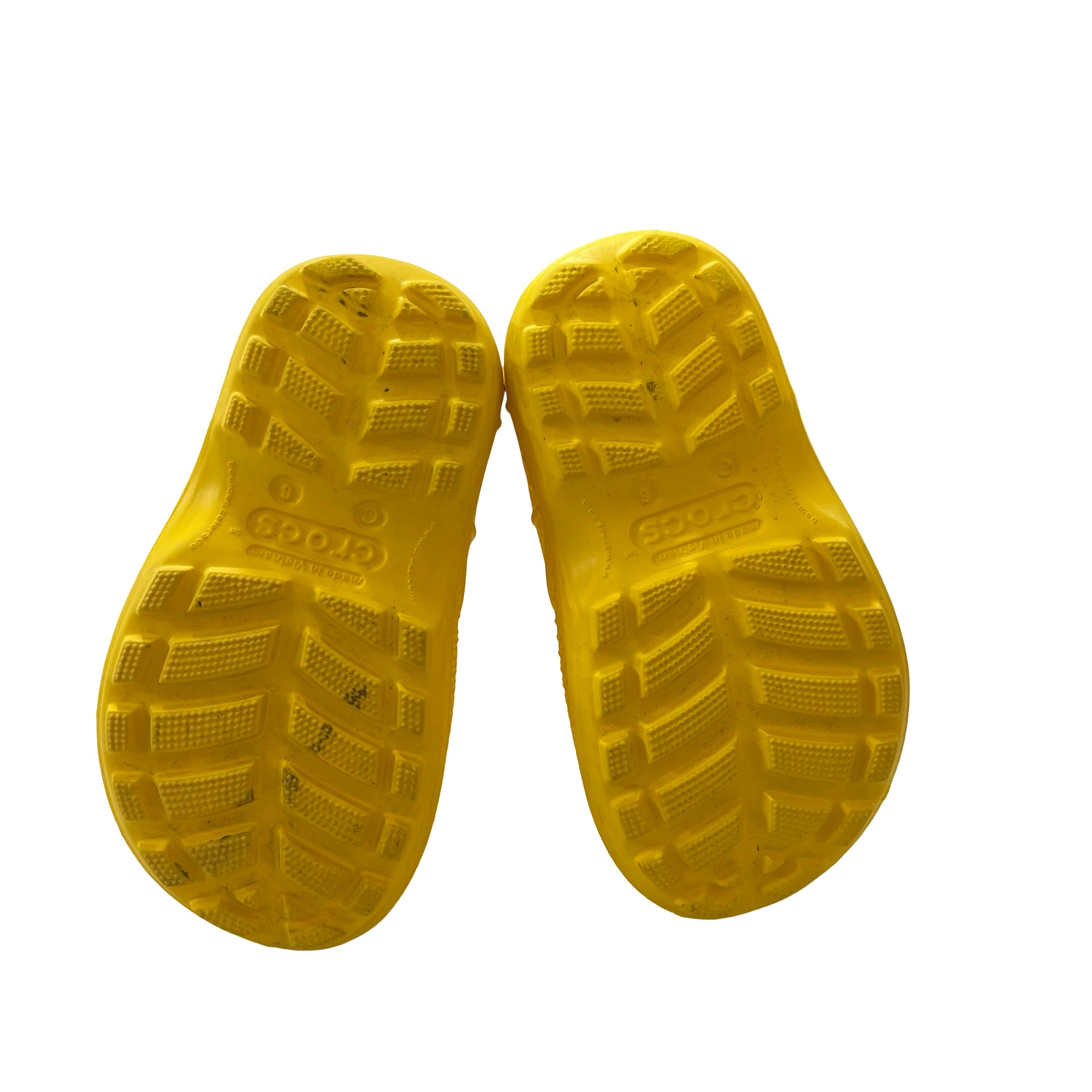 Crocs Yellow Rain Boots - Size C6