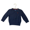Polo Ralph Lauren Navy Cotton Cable-Knit Sweater - Size 2