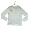 Crewcuts Ivory Henley Shirt - Size M 8-9