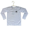 Feather 4 Arrow White Rash Guard - Size 6