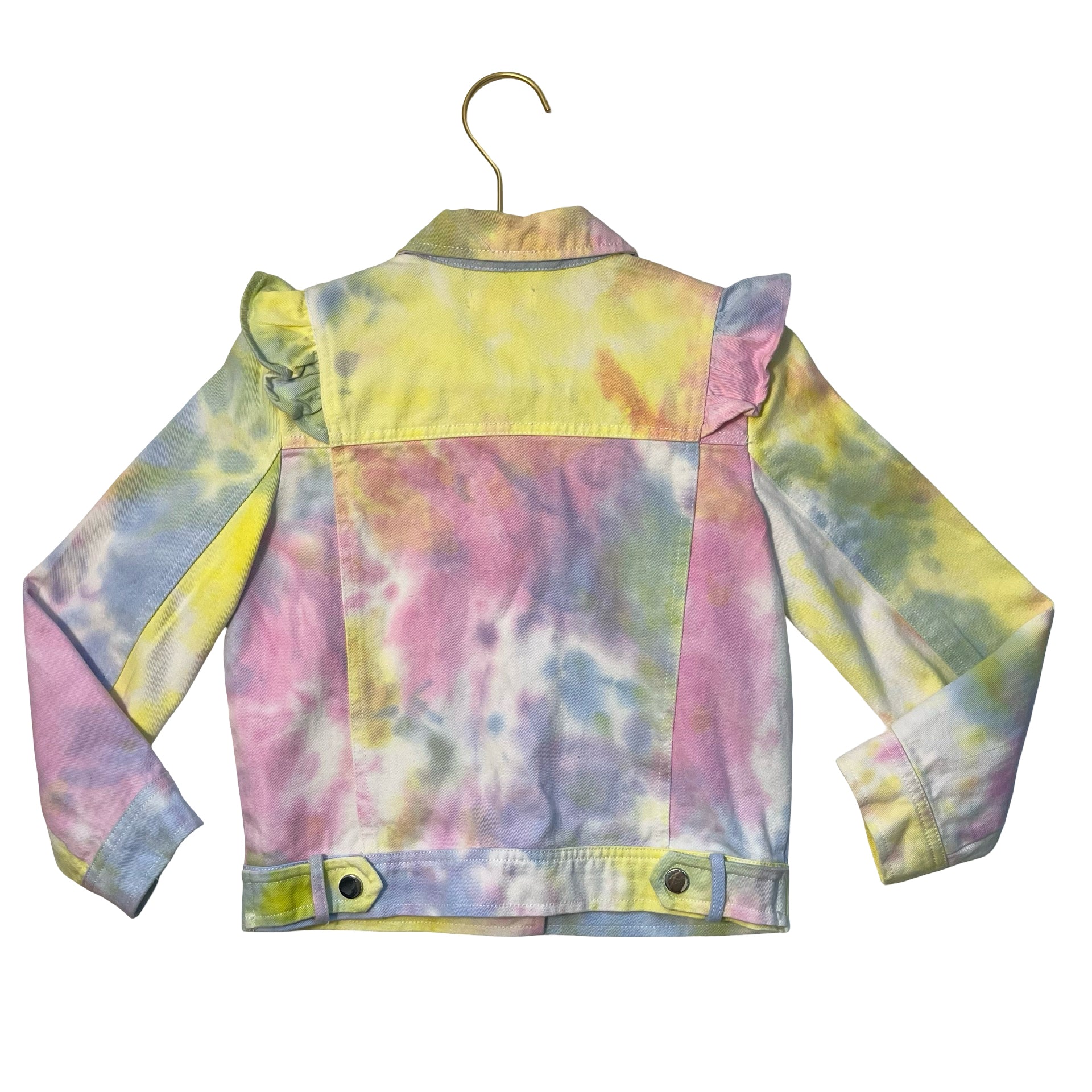 Design History Patel Tie-Dye Denim Jean Jacket - Size 6