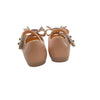 Mini Melissa Peach & Rose Gold Bow Shoes - Size 5