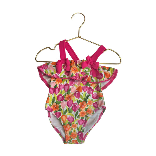 Mayoral Floral Swim Suit - Size 18 Mo