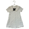 H&M Ivory Dress, Black Bow - Size 3T