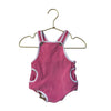 Jacadi Pink Terry Overall Bubble Romper - Size 3 Mo