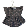 Jamie Kay Gray & Pink Floral Lightweight Corduroy Top - Size 2Y
