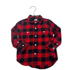 Baby Gap Red & Black Buffalo Plaid Flannel Long Sleeve Shirt - Size 2