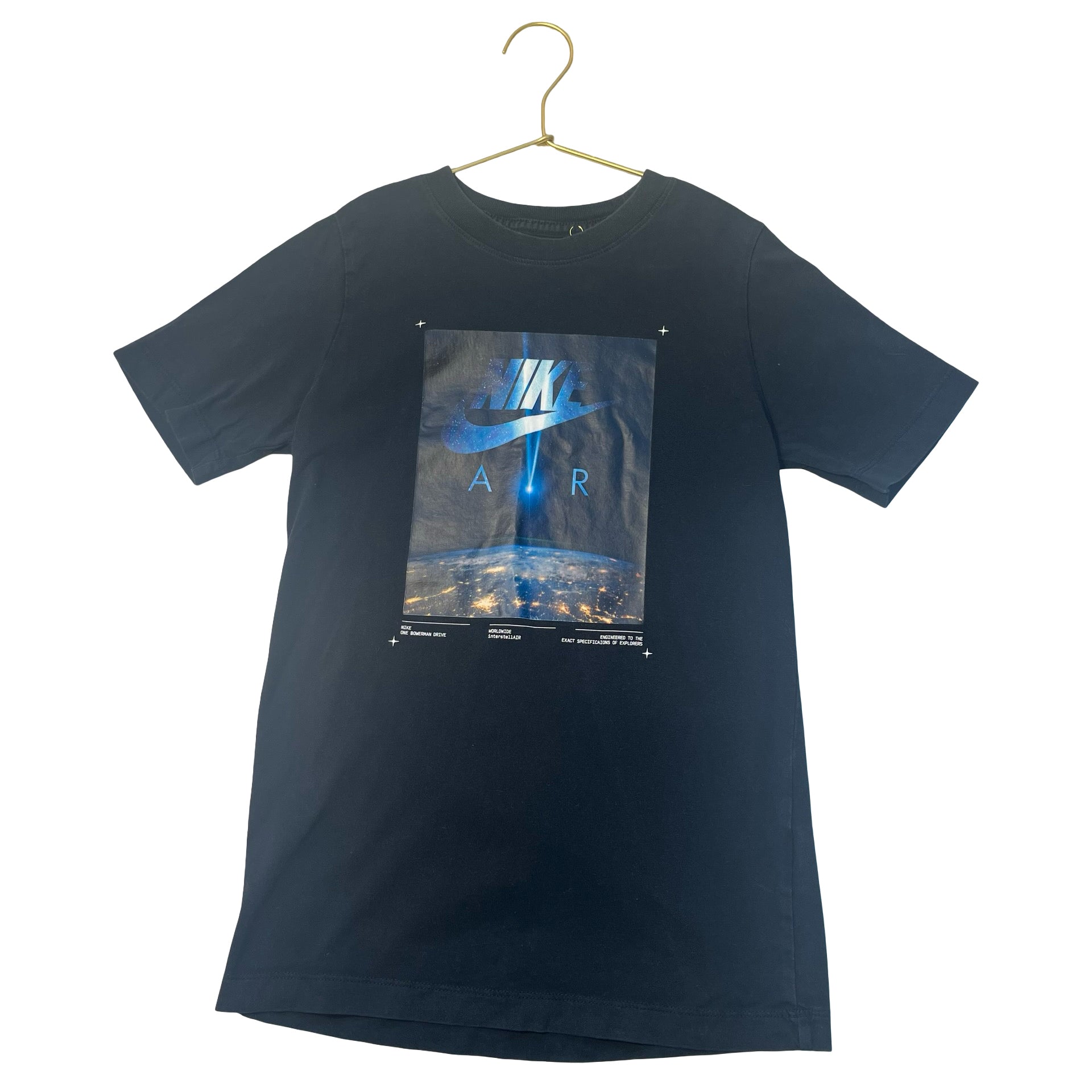 Nike Black Graphic T-Shirt - Size M 10-12