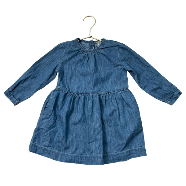 Primary Chambray Dress - Size 3