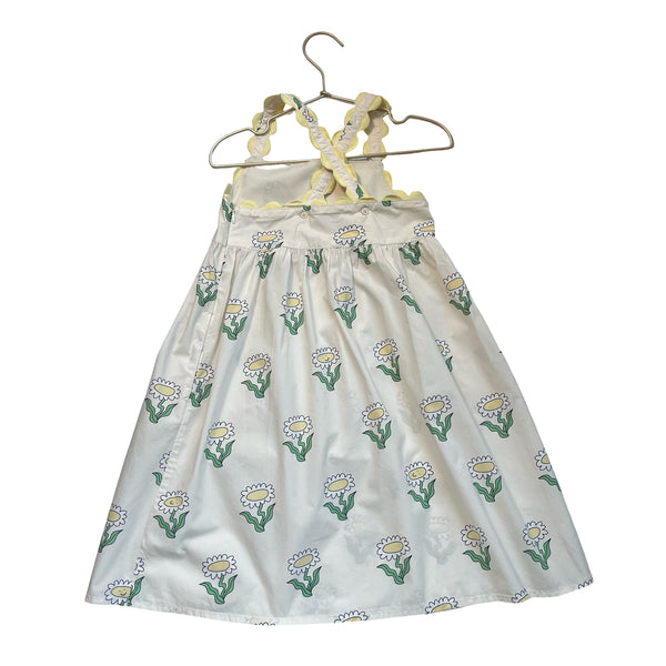 Stella McCartney Ivory Flower Print Dress - Size 6