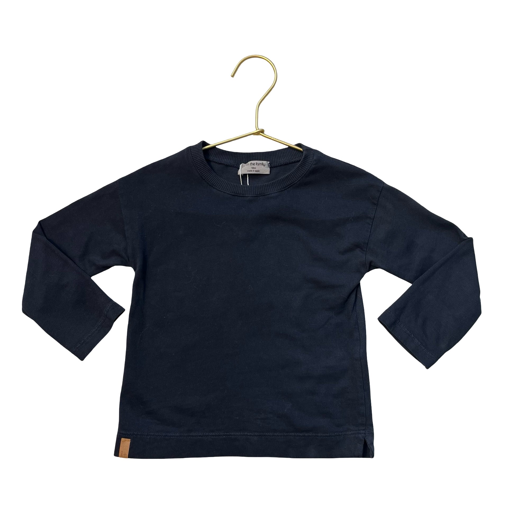 1 + in the family Navy Shirt - Size 18 Mo