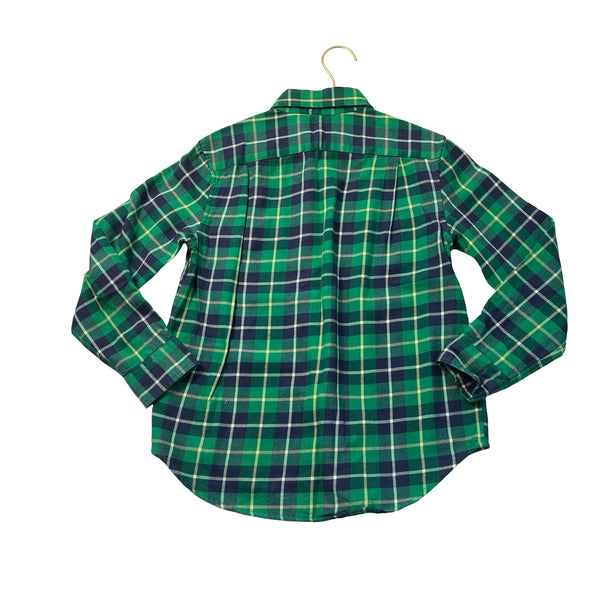 Polo Ralph Lauren Green, Navy, Yellow Plaid Button Down Shirt - Size S 8