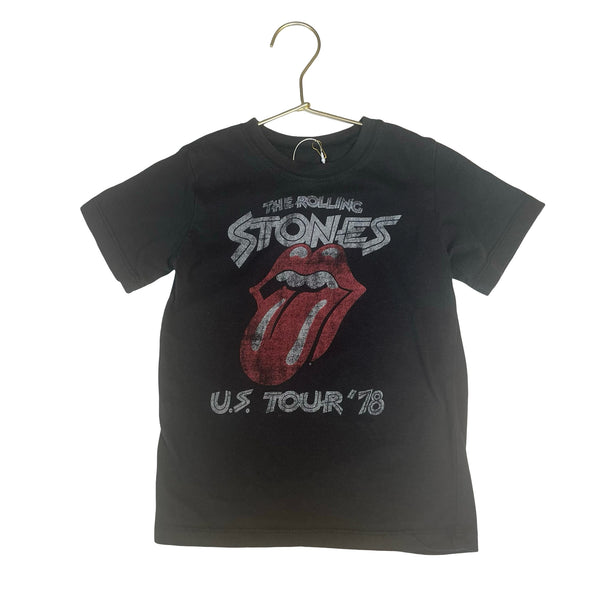 Rolling Stones Black Vintage Wash T-Shirt - Size 4T
