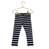 Primary Navy Striped Leggings - Size 3