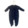Ralph Lauren Navy Star Constellation Print Footed PJs - Size 3 Mo