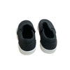 Children's Black Canvas Slip-On Sneakers - Size 8