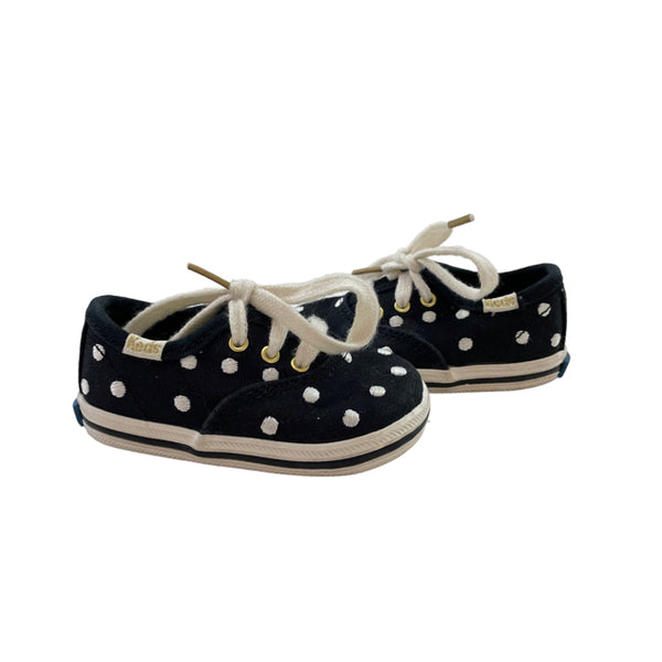 Keds x Kate Spade Black Polka Dot Sneakers - Size 2