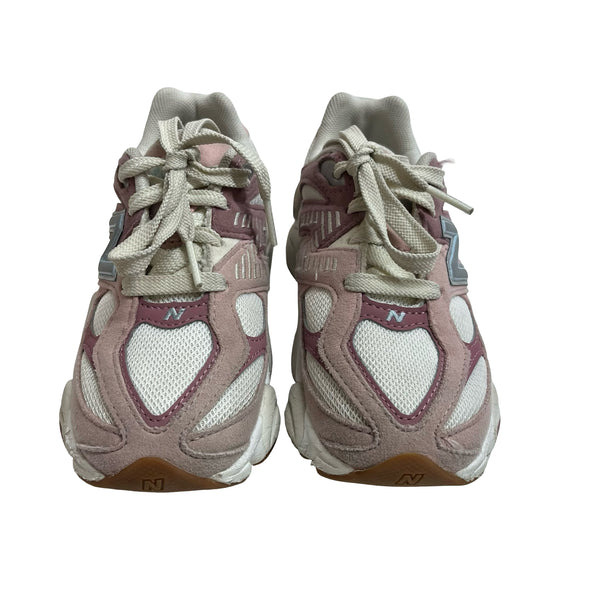 New Balance 9060 Ivory, Pink, Dusty Rose Sneakers - Size 12
