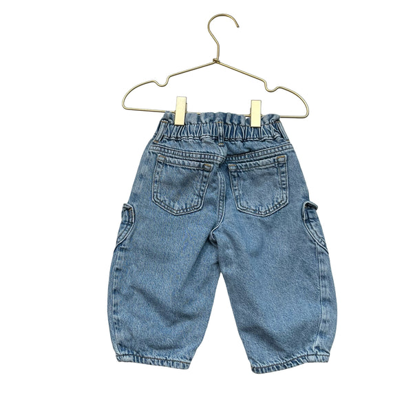 Baby Gap 'Horseshoe' Heart Pocket Denim Jeans - Size 12-18 Mo