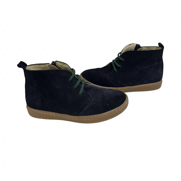 Jacadi Navy Suede Ankle Boots - Size 26 (9.5)
