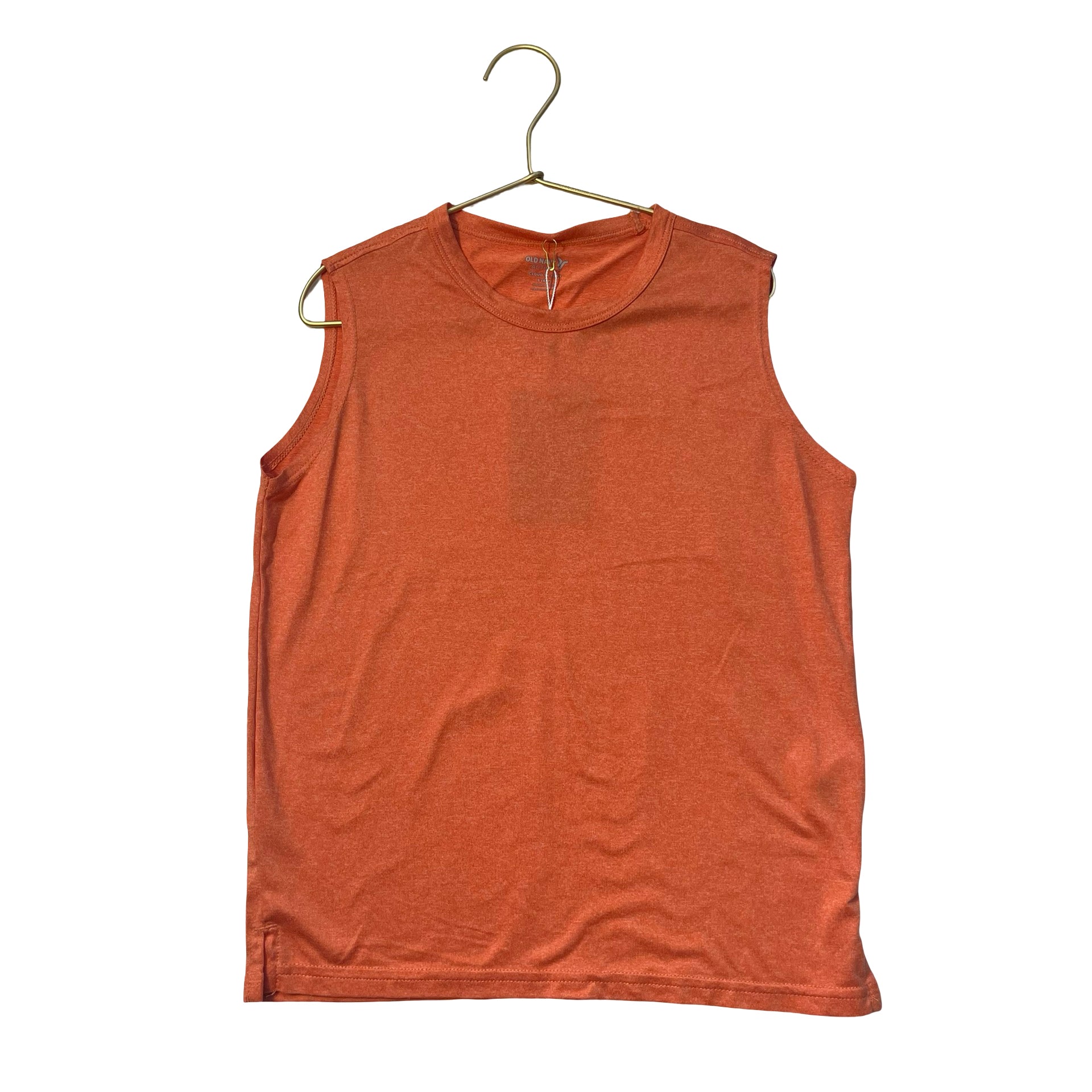 Old Navy Active Heather Orange Athletic Tank - Size S 6-7