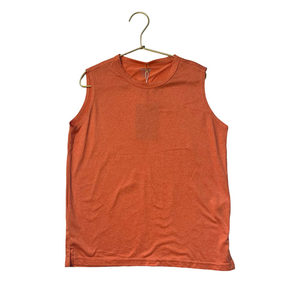 Old Navy Active Heather Orange Athletic Tank - Size S 6-7